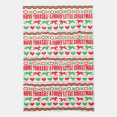 Hast du dir selbst etwas zu Weihnachten verärgert? Geschirrtuch (Vertikal)