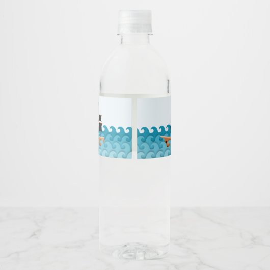 Hast du Durst? Wasserflaschenetikett (Rückseite)