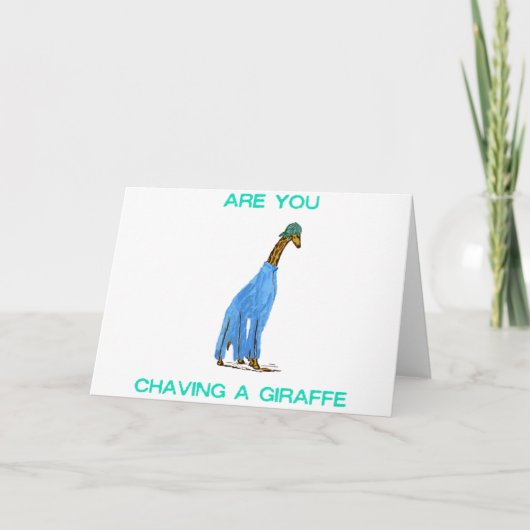Hast du eine Giraffe.png? Karte (Vorderseite)