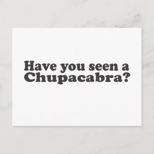 Hast du einen Chupacabra gesehen? Postkarte