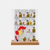 Hast du es geschafft? acrylschild (Vorderseite)