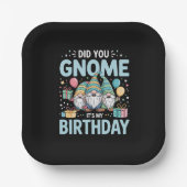 Hast du es geschafft, das Party Gnome meines Gebur Pappteller (Vorderseite)