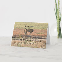 Hast du etwas vergessen?