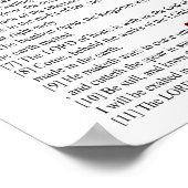 Hast du gedacht, ein Poster zu beten? (Ecke)