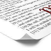 Hast du gedacht, ein Poster zu beten? (Ecke)