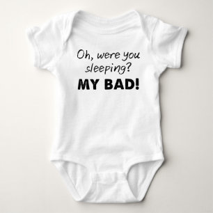 Hast du geschlafen, mein böser, lustiger Romper Cr Baby Strampler