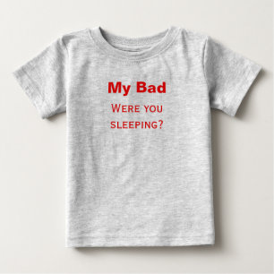 Hast du geschlafen? Romper für Baby T-shirt