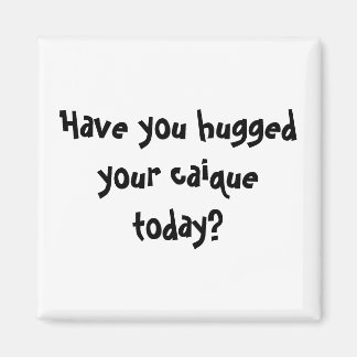 Hast du heute deinen Kaik umarmt? Magnet