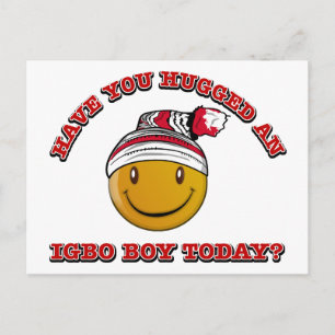 Hast du heute einen Igbo-Jungen umarmt? Postkarte