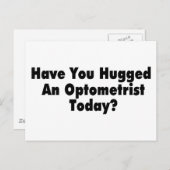 Hast du heute einen Optiker umarmt? Postkarte (Vorne/Hinten)