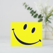 Hast du heute gelächelt? : postkarte (Stehend Vorderseite)