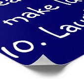 Hast du heute gelacht? poster (Ecke)