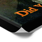 Hast du heute losgelassen? poster (Ecke)