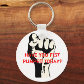 HAST DU HEUTE ZUM ERSTEN GEPUMPEN? SCHLÜSSELANHÄNGER (Vorderseite)