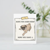 Hast du Hunde jetzt Gewollt? Postkarte (Stehend Vorderseite)