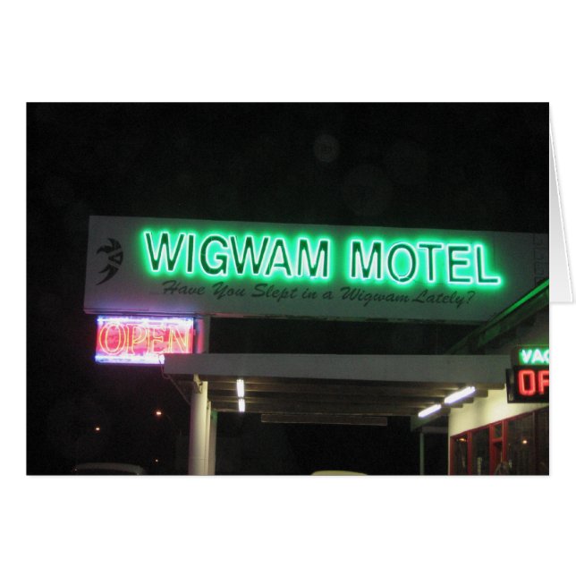 Hast du in letzter Zeit in einem Wigwam geschlafen (Vorderseite (Horizontal))