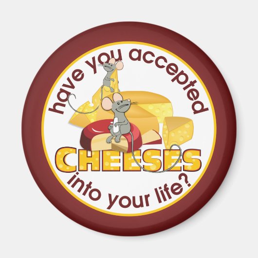 Hast du Käse akzeptiert? Magnet (Vorne)