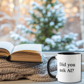 Hast du KI gefragt?, Co-Arbeiter-Zitat Tasse