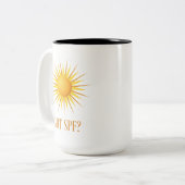 Hast du LSF? Zweifarbige Tasse (Vorderseite Links)