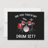 Hast du mein Drum-Set-Shirt Touch gehabt? (Rückseite)