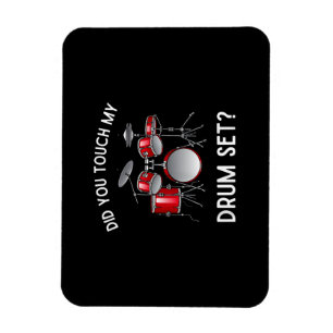 Hast du mein Drum-Set-Shirt Touch gehabt? Magnet