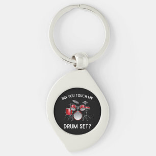 Hast du mein Drum-Set-Shirt Touch gehabt? Schlüsselanhänger