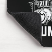 Hast du mein Schlagzeug lustig berührt Schlagzeuge Mousepad (Ecke)