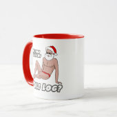 Hast du mein Weihnachten-Protokoll gesehen? Tasse (Vorderseite Links)