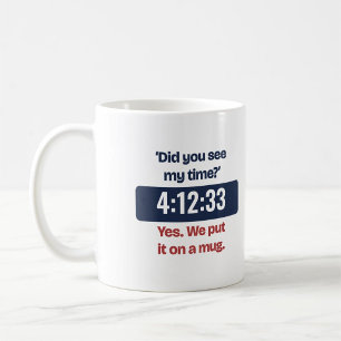 Hast Du meine Zeit gesehen: Personalisierter Marat Kaffeetasse