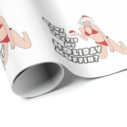 Hast du meinen Urlaubsmuffin probiert? Geschenkpapier (Rolleneckpunkt)