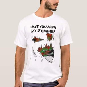 Hast du meinen Zombie gesehen? - Witziger Hallowee T-Shirt