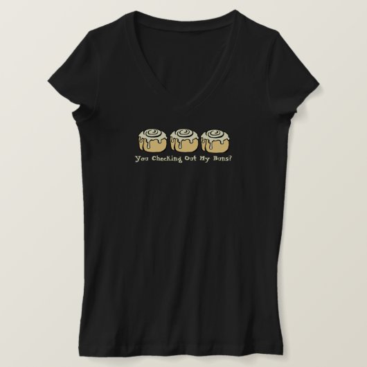 Hast du mir die Brötchen ausgecheckt? Funny Sarcas T-Shirt (Design vorne)