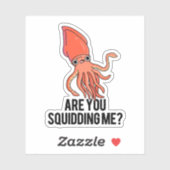 Hast du mir einen sonnigen Tintenfisch-Pub? Aufkleber (Blatt)