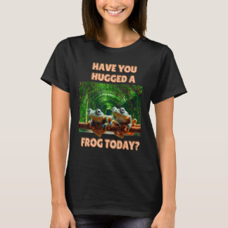 Hast du niedlichen Frosch mit Orangenfröschen umar T-Shirt