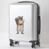 Hast du Nüsse? Aufkleber (Koffer)