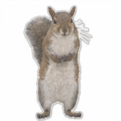 Hast du Nüsse? Aufkleber (Vorderseite)