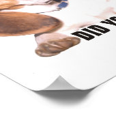 Hast du Rabbit gesagt? Beagle Poster (Ecke)