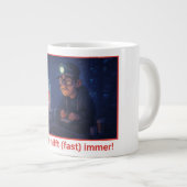 Hast du schon neu gestartet? Jumbo-Tasse (Vorderseite Rechts)