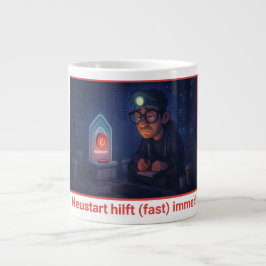 Hast du schon neu gestartet? Jumbo-Tasse