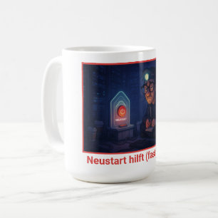 Hast du schon neu gestartet? kaffeetasse