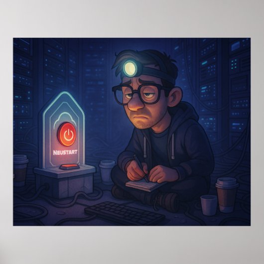 Hast du schon neu gestartet? poster (Vorne)