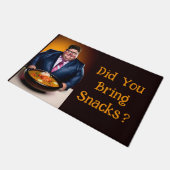 Hast du Snacks mitgebracht? Doormat Fußmatte (Schrägansicht)