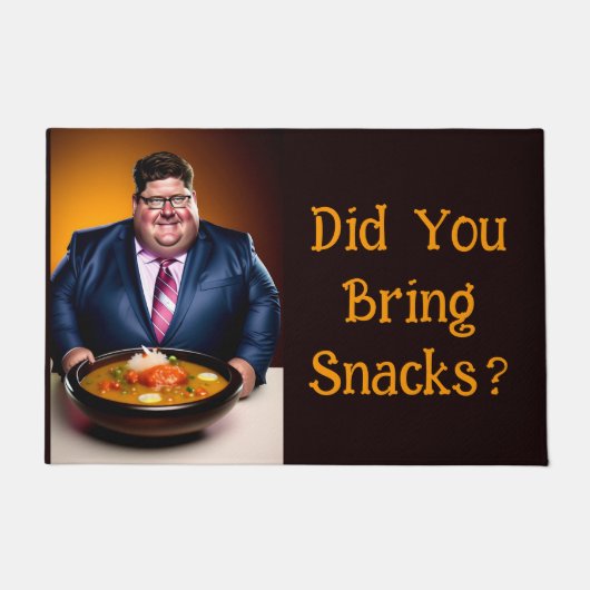 Hast du Snacks mitgebracht? Doormat Fußmatte (Vorderseite)