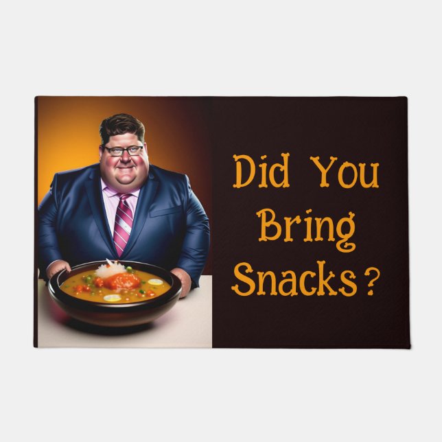Hast du Snacks mitgebracht? Doormat Fußmatte (Vorderseite)