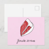 Hast du Steak gesagt? Postkarte (Vorne/Hinten)