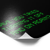 Hast du versucht, es wieder abzuschalten? fotodruck (Ecke)