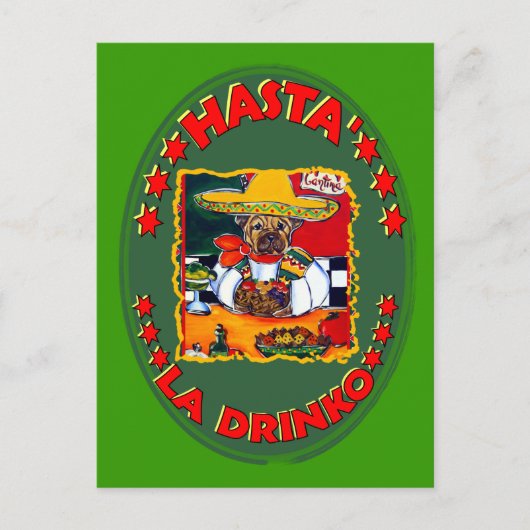 HASTA EL DRINKO POSTKARTE (Vorderseite)