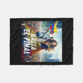 Hasta El Final Maria Corina Machado Fleecedecke (Vorderseite (Horizontal))