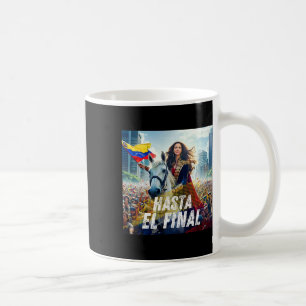 Hasta El Final Maria Corina Machado Kaffeetasse