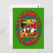 HASTA LA CINCO POSTKARTE (Vorne/Hinten)